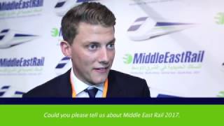 Interview with Middle East Rail General Manager Jamie Hosie [upl. by Lashondra]