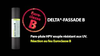 DELTAFASSADE B  parepluie souple Euroclasse B M1 [upl. by Ahsekin]