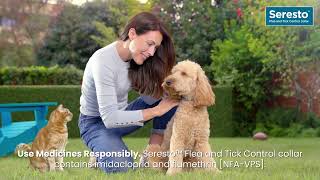 Seresto Flea amp Tick Control collar 30 Second TV advert [upl. by Hassin]