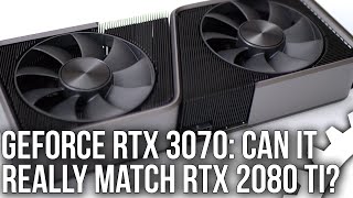 Nvidia GeForce RTX 3070 Review Is It Really As Fast As 2080 Ti [upl. by Apicella804]