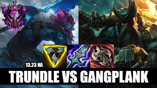 Trundle Top vs Gangplank Master NA 1323 [upl. by Nimar]