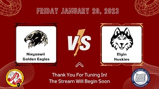 Nixyaawii Golden Eagles vs Elgin Huskies Varsity Boys [upl. by Ilrahc398]