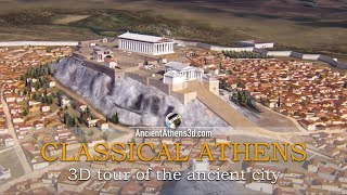 Virtual tour in ancient Athens 5th century BC  3D reconstruction [upl. by Drahsar500]