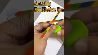 How To Make A Non Electric Fan  DIY Non Electric Fan  Easy Fan Tutorial  SM Crafts [upl. by Cassandre]