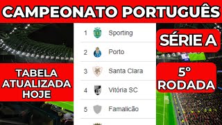 Tabela do Campeonato Português  Classificação Atualizada da Primeira Liga [upl. by Mandal3]