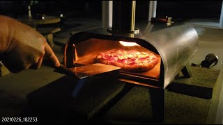 Big Horn Pellet Pizza Oven open box and first use [upl. by Baxy]