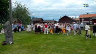 Midsommarfirande i Rönnäs Leksand Dalarna Sverige år 2012 10 [upl. by Chris251]