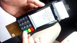 Paiement par carte CIB BNP sur un TPE MOBILE BDL client Guiddinidz [upl. by Nodle]