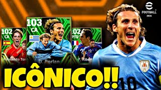 2 ÉPICOS MEGA PACKOPEN EM BUSCA DO FORLAN DA JABULANI NO Efootball 2024 MOBILE [upl. by Ahsaret]