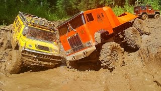 RC Extreme Pictures — RC Cars OFF Road 4x4 Adventure – MUD Hummer vs Defender vs Beast 6x6 [upl. by Zoller479]