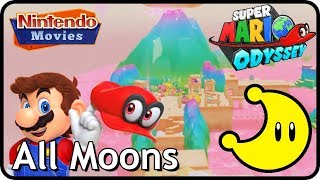 Super Mario Odyssey  Luncheon Kingdom  All Moons in order with timestamps [upl. by Alessig]