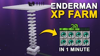 The BEST Enderman XP Farm in Minecraft 121 Tutorial [upl. by Nivahb]