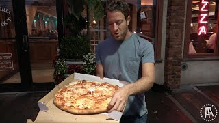 Barstool Pizza Review  Umbertos New Hyde ParkNY [upl. by Assadah]