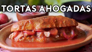 Tortas Ahogadas in Guadalajara  Pruébalo with Rick Martinez [upl. by Pirzada]