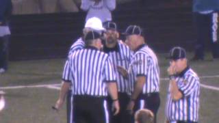 High School Football Game  Referee calls a quot DO OVERquot  First time I ever seen this [upl. by Alber484]