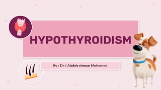 Hypothyroidism in pets  قصور الغدة الدرقية [upl. by Hercules723]