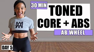 30 Min Abs amp Core Workout using Ab Roller Lose Belly Fat Workout 2024 [upl. by Chisholm103]