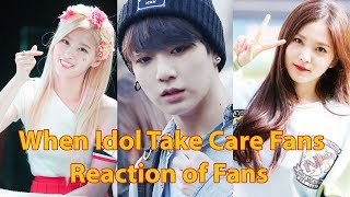 When Idol Take Care Fans  Reaction of Fans  KNET [upl. by Gowon]