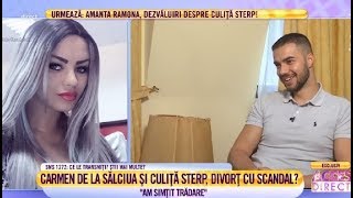 Carmen de la Sălciua despre motivul divorțului ”Eu nu știam de existența ei am aflat dupăquot [upl. by Anialram]