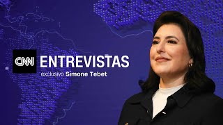 CNN ENTREVISTAS COM SIMONE TEBET  30032024 [upl. by Nuawad394]