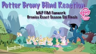 PotterBrony Blind Reaction MLP FiM Fanwork Bronies React Season Six Finale [upl. by Starr]