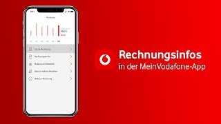 Rechnungsinfos in der MeinVodafoneApp [upl. by Ynattir616]