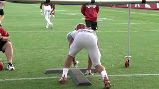 Razorback Football Spring Practice 9 32819 [upl. by Rori13]