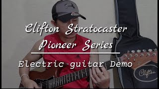 Clifton Stratocaster Pioneer Series Electric Guitar DemoI McfloodTV [upl. by Hau]