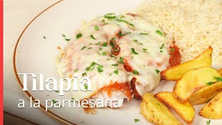 Cuando hago este filete de tilapia a la parmesana no queda nada en casa [upl. by Kleon207]