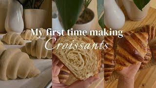 My First Croissant Attempt  Claire Saffitz Recipe [upl. by Card]