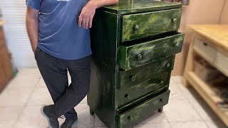 INCREDIBLE restoration of Hulk dresser [upl. by Tupler50]