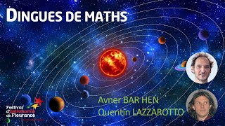 Conférence  Dingues de maths  Avner BAR HEN et Quentin LAZZAROTTO [upl. by Ocirne]