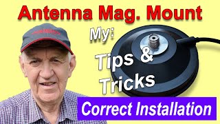 Magnetic Antenna Mounts  The Correct Installation  HAM RADIO [upl. by Makell]