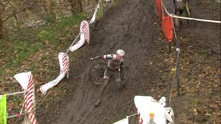 Craziest Cyclocross Crashes In Overijse [upl. by Naols989]