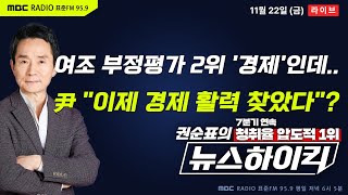 권순표의 뉴스하이킥 尹 여론조사 부정평가 이유 2위 경제·민생인데尹 quot이제 경제 활력 찾았다quot  헬마우스 김영배 오윤혜 이상민amp양지열 거의없다 [upl. by Atiuqan412]