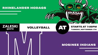 Rhinelander at Mosinee  2021 WIAA Volleyball [upl. by Leonidas]