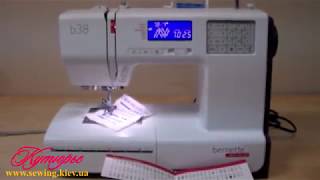 BERNINA Bernette B38  огляд швейної машинки  Кутюр’є  sewing machine review [upl. by Yadseut]