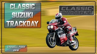 Classic Suzuki GSXR montage from Trackday at Cadwell Park 2018 [upl. by Jessee]