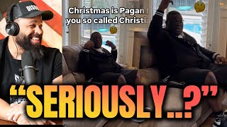 Black Man Claims Christmas Song JINGLE BELLS is About Slavery and it Mocks Black People [upl. by Getraer]