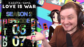 Teeaboo Reacts  Kaguyasama Love is War S2 Episodes 6  7  Presidential Push [upl. by Klinges]