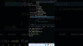 5 Javascript SECRETS to Flatten Arrays Like a Pro shorts shortvideo coding javascriptinterview [upl. by Dawaj910]