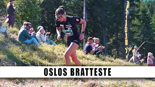 Oslos Bratteste 2024  Heidi Weng og Anders Haga vant Oslos bratteste motbakkeløp [upl. by Yentyrb]