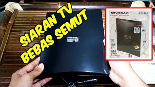 ANTENNA TV DIGITAL TOYOSAKI AIO220 REVIEW [upl. by Jaquenetta]