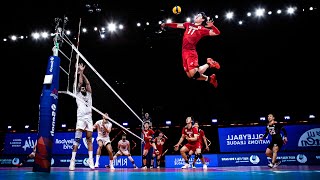 Yuji Nishida  Monster of the Vertical Jump  Mens VNL 2021 [upl. by Assiar]