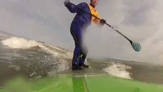 SUP surfing  Assateague Island [upl. by Sutsuj637]