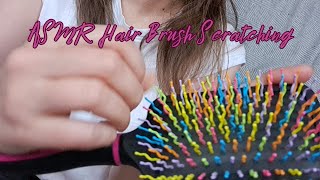 ASMR Hair Brush Sounds Hair  Brush Bristle Scratching [upl. by Nadya668]