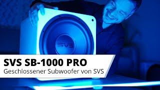 Vorstellung SVS SB1000 Pro Subwoofer  Stark verbesserter geschlossener Subwoofer im Test [upl. by Eltsyrc651]