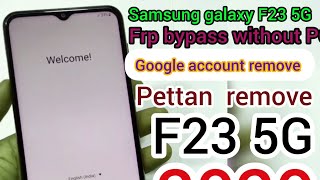 Samsung galaxy F23 5G Google account remove without PC Samsung F23 5G Frp Bypass new method 2024 💯🔓 [upl. by Eppesuig]