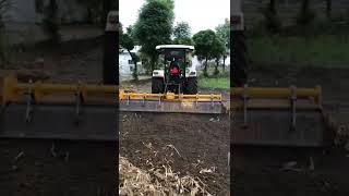 agriona 12 feet rotavator working in Punjab for booking 9503552092 [upl. by Llewkcor]