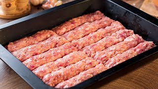 Saucisses sans boyaux grillées faites maison – la recette étape par étape   SavoureuxTV [upl. by Anelej427]